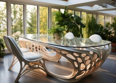Custom made balcony furniture