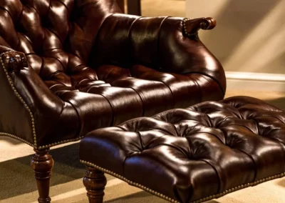 Leather upholstery
