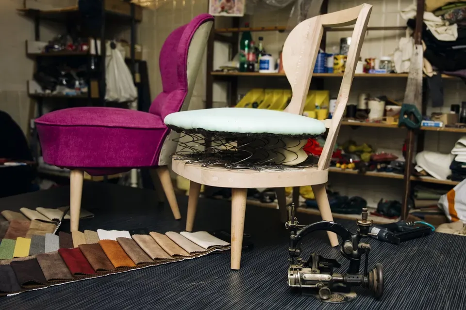 Upholstery repairing