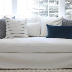 Minimalist Frames With Oversized Cushions