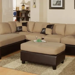 Two-Tone Sofas for Subtle Contrast